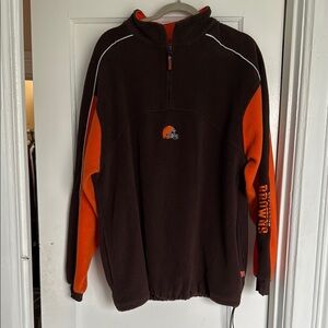 Cleveland Browns Men's Brown and Orange Sweatshirt